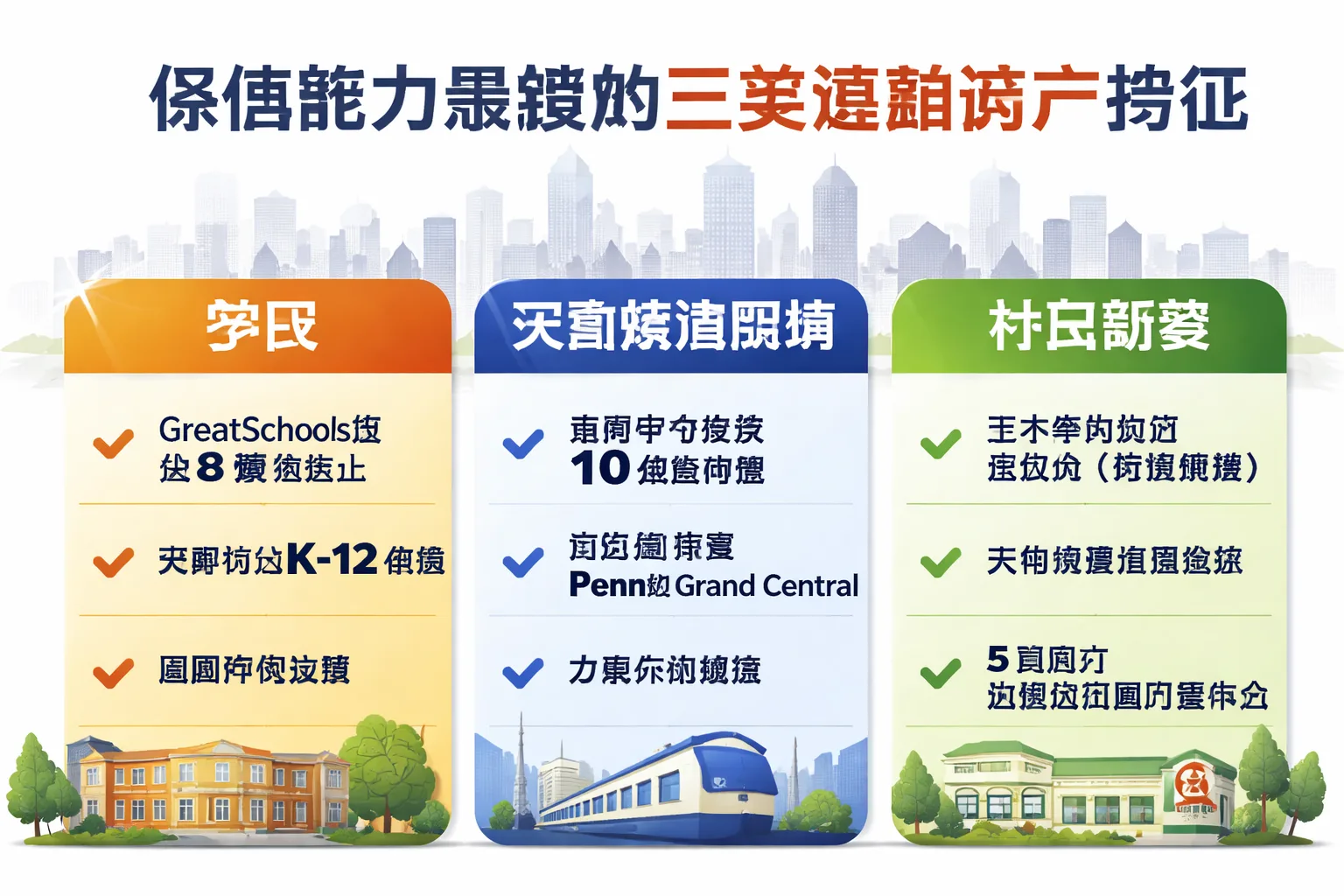 保值通勤房产三维度评估清单