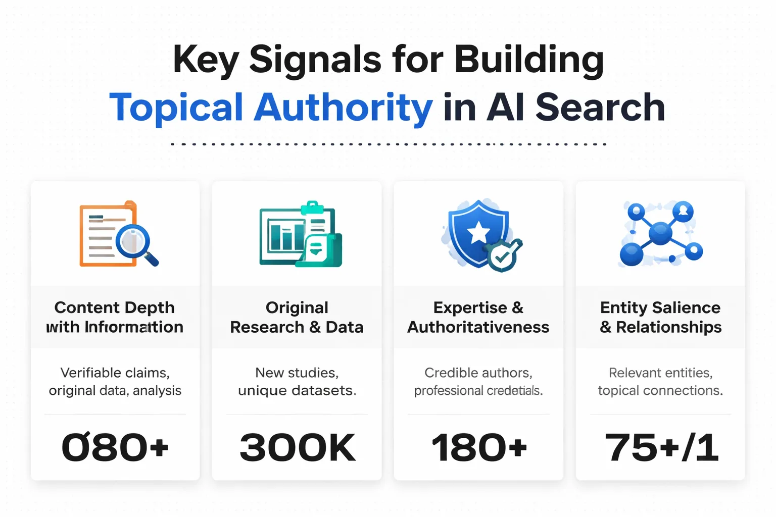 The four signals that drive topical authority in AI search