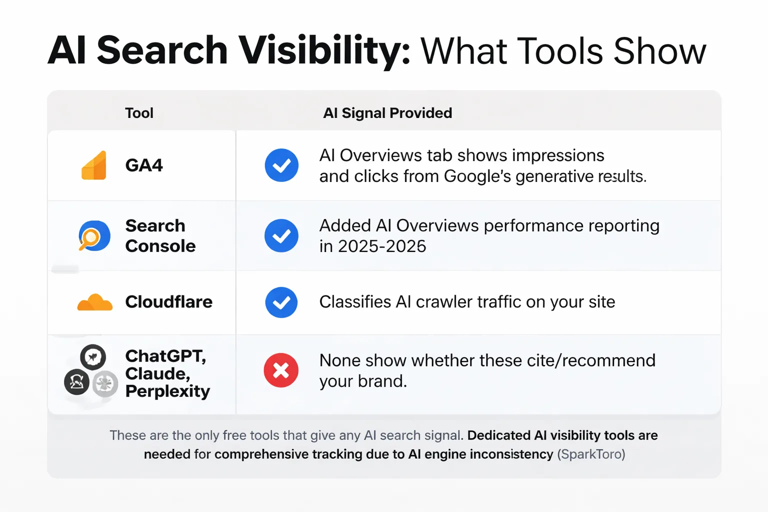 6-item checklist before investing in AI visibility tracking