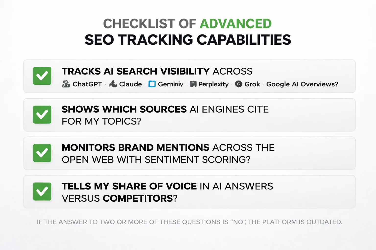 8-point SEO platform audit checklist