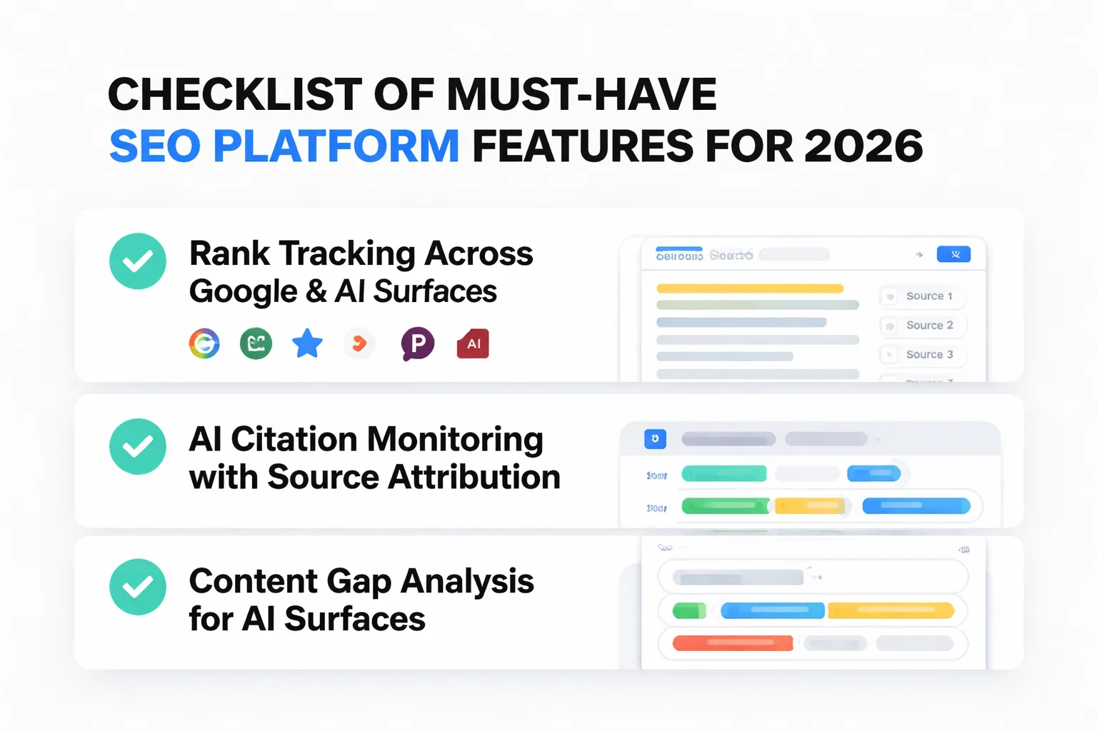 6 must-have features for a 2026 SEO platform buyer