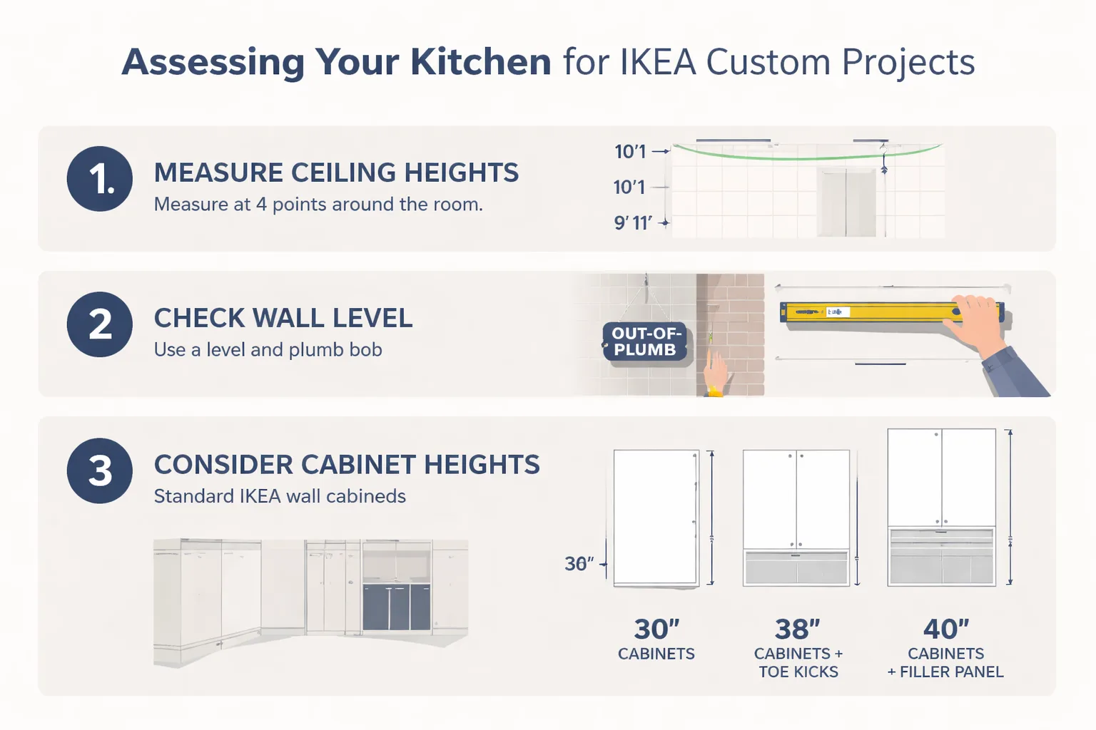 8-point self-assessment checklist for Brooklyn IKEA kitchen projects