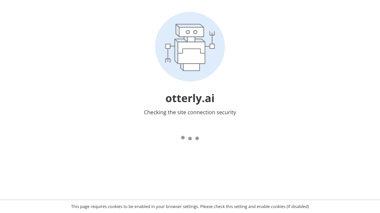Screenshot of OtterlyAI's landing page